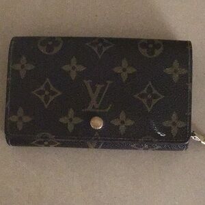 Louis Vuitton Monogram Wallet - Black and Brown